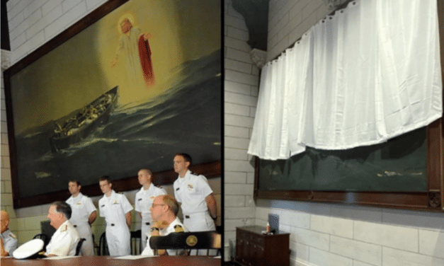 Controversy Erupts Over Jesus Painting at U.S. Merchant Marine Academy